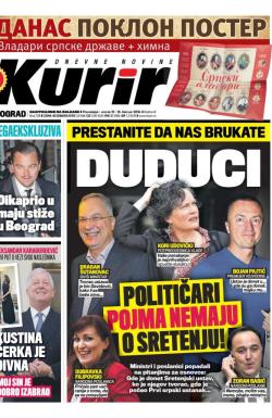 Kurir - broj 729, 15. feb 2016.