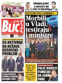 Blic - broj 7588, 31. mar 2018.