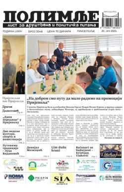 Polimlje, Prijepolje - broj 3048, 20. jun 2025.