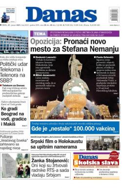 Danas - broj 8521, 27. jan 2021.