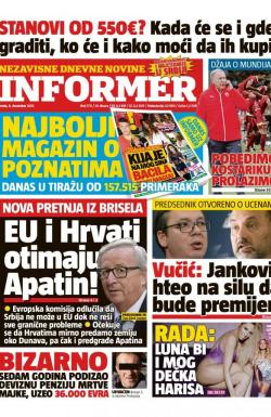 Informer - broj 1711, 6. dec 2017.