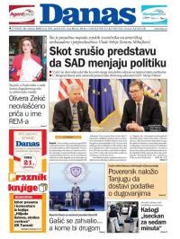 Danas - broj 7689, 18. okt 2018.