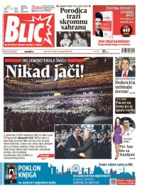 Blic - broj 5998, 22. okt 2013.