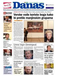 Danas - broj 5486-5487, 6. okt 2012.