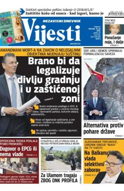 Vijesti - broj 6574, 14. jul 2016.