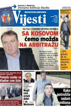 Vijesti - broj 5786, 8. maj 2014.