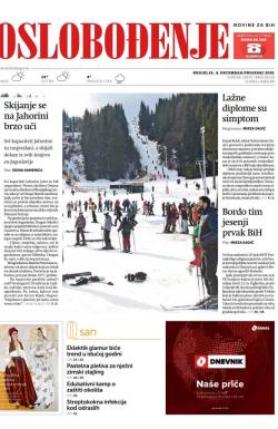 Oslobođenje - broj 26232, 8. dec 2019.