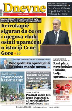 Dnevne novine - broj 3170, 8. dec 2021.