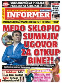 Informer CG - broj 1050, 13. okt 2015.