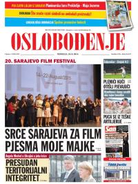 Oslobođenje - broj 24.327, 24. avg 2014.
