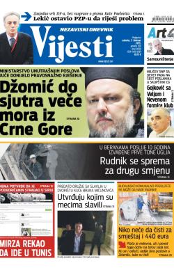 Vijesti - broj 6058, 7. feb 2015.