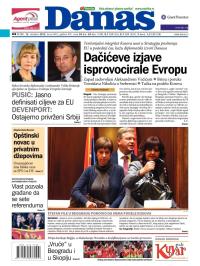 Danas - broj 5492, 12. okt 2012.