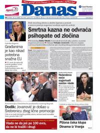 Danas - broj 6861, 12. jul 2016.