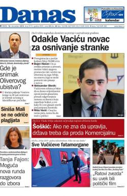 Danas - broj 8115, 18. dec 2019.