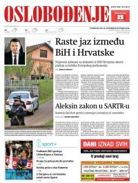 Oslobođenje - broj 26213, 18. nov 2019.