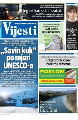 Vijesti - broj 10016, 22. mar 2026.