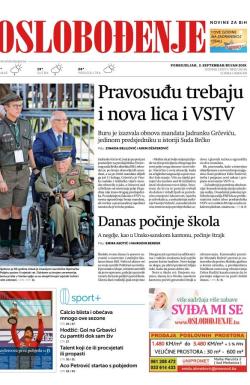 Oslobođenje - broj 26136, 2. sep 2019.