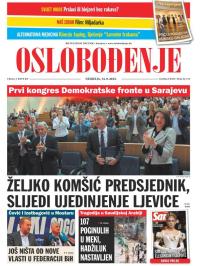 Oslobođenje - broj 24.712, 13. sep 2015.