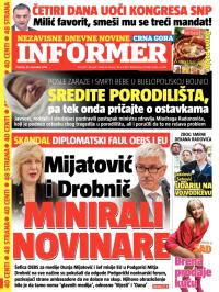 Informer CG - broj 778, 20. nov 2014.