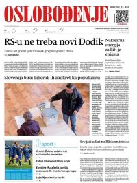 Oslobođenje - broj 28171, 23. mar 2026.