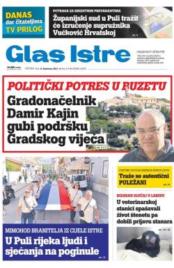Glas Istre - broj 215, 6. avg 2021.