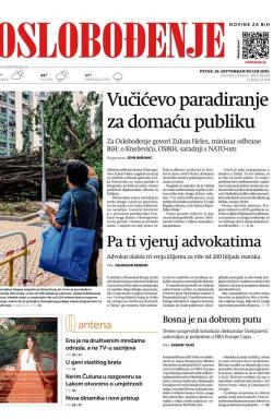 Oslobođenje - broj 28024, 26. sep 2025.