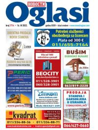 Novosti oglasi - broj 1714, 16. mar 2022.