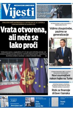 Vijesti - broj 9880, 1. nov 2025.