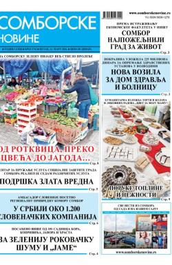 Somborske novine - broj 3742, 13. mar 2026.