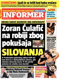 Informer CG - broj 812, 30. dec 2014.