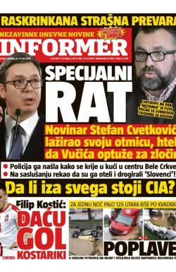 Informer - broj 1869, 16. jun 2018.