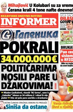 Informer - broj 414, 12. sep 2013.
