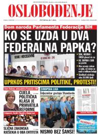Oslobođenje - broj 24.667, 30. jul 2015.