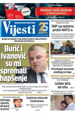 Vijesti - broj 8658, 20. maj 2022.