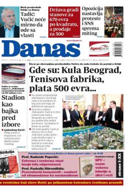 Danas - broj 7768-7771, 5. jan 2019.