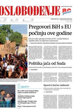 Oslobođenje - broj 27369, 7. avg 2023.