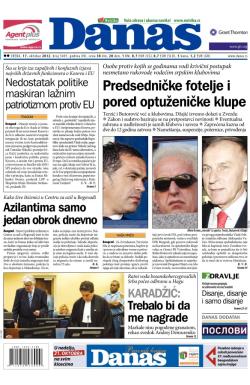 Danas - broj 5497, 17. okt 2012.