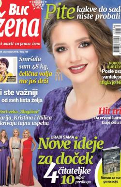 Blic Žena - broj 736, 22. dec 2018.