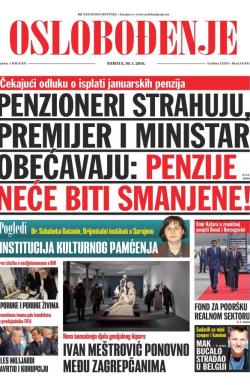 Oslobođenje - broj 24.851, 30. jan 2016.