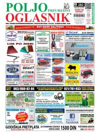 Poljoprivredni Oglasnik - broj 282, 3. dec 2014.