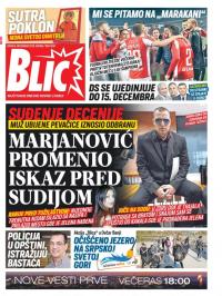 Blic - broj 8161, 6. nov 2019.