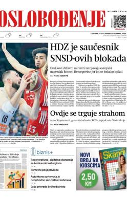 Oslobođenje - broj 28086, 9. dec 2025.