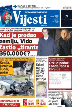 Vijesti - broj 5731, 13. mar 2014.