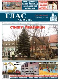 Novi glas komune, Apatin - broj 240, 20. dec 2013.