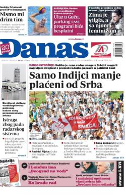 Danas - broj 7229-7230, 15. jul 2017.