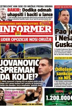 Informer - broj 3916, 28. feb 2025.