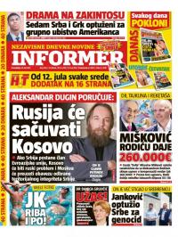 Informer - broj 1583, 10. jul 2017.