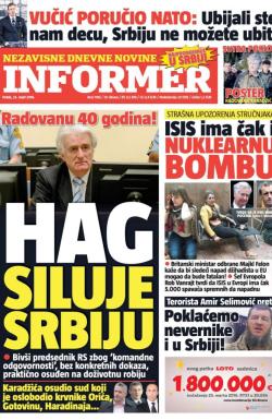 Informer - broj 1186, 25. mar 2016.