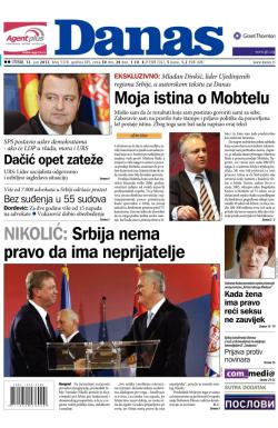 Danas - broj 5370, 12. jun 2012.