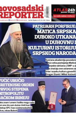 Novosadski reporter - broj 575, 20. feb 2026.